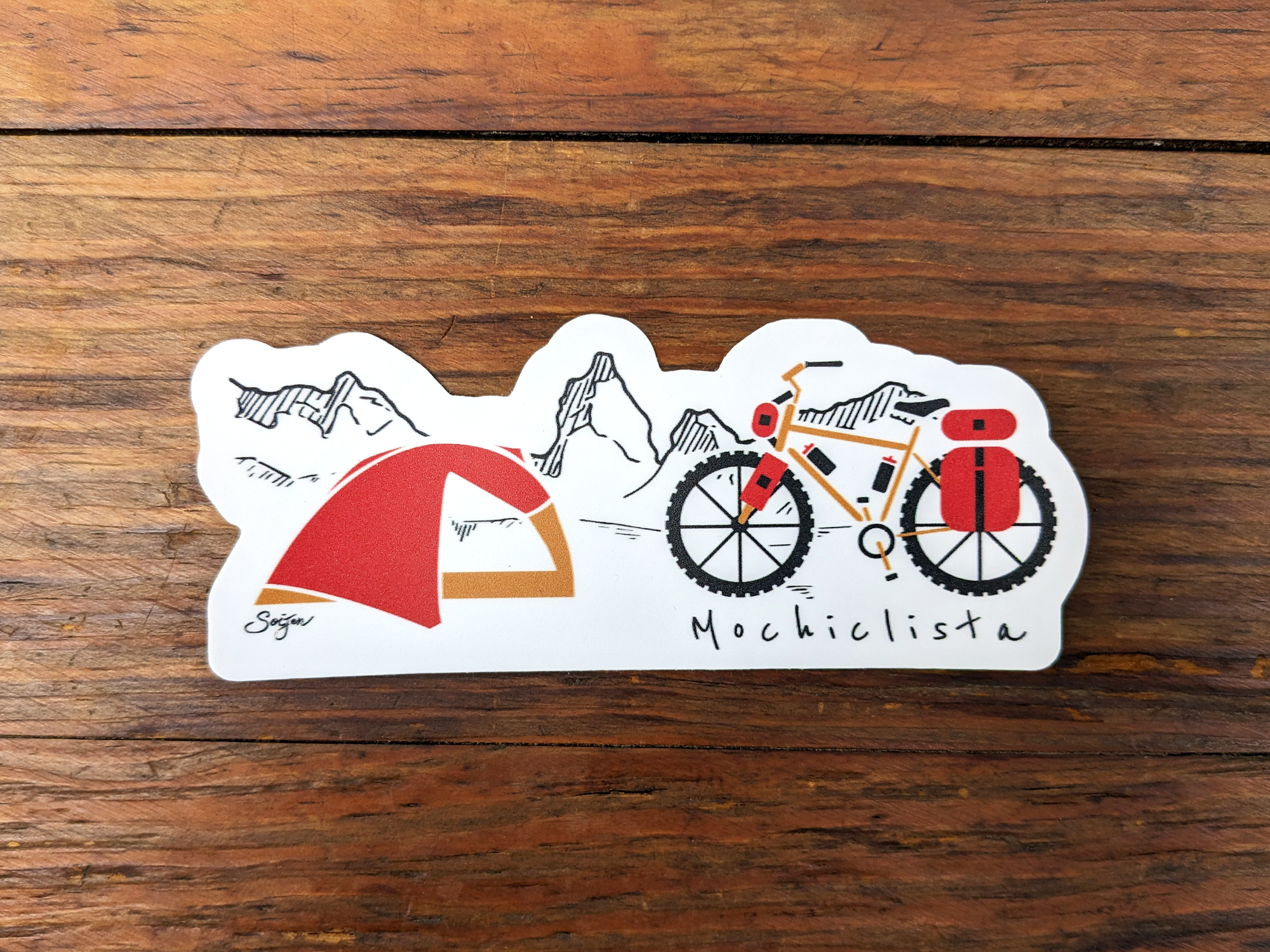 Mochiclista | Bikepacker | Sticker